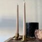 Goldie Brass Candleholders