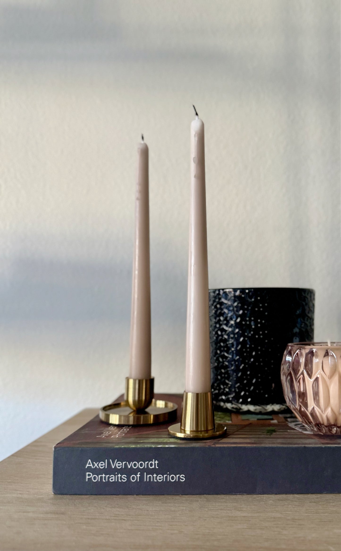 Goldie Brass Candleholders