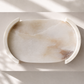 Aurora Marble + Alabaster Tray