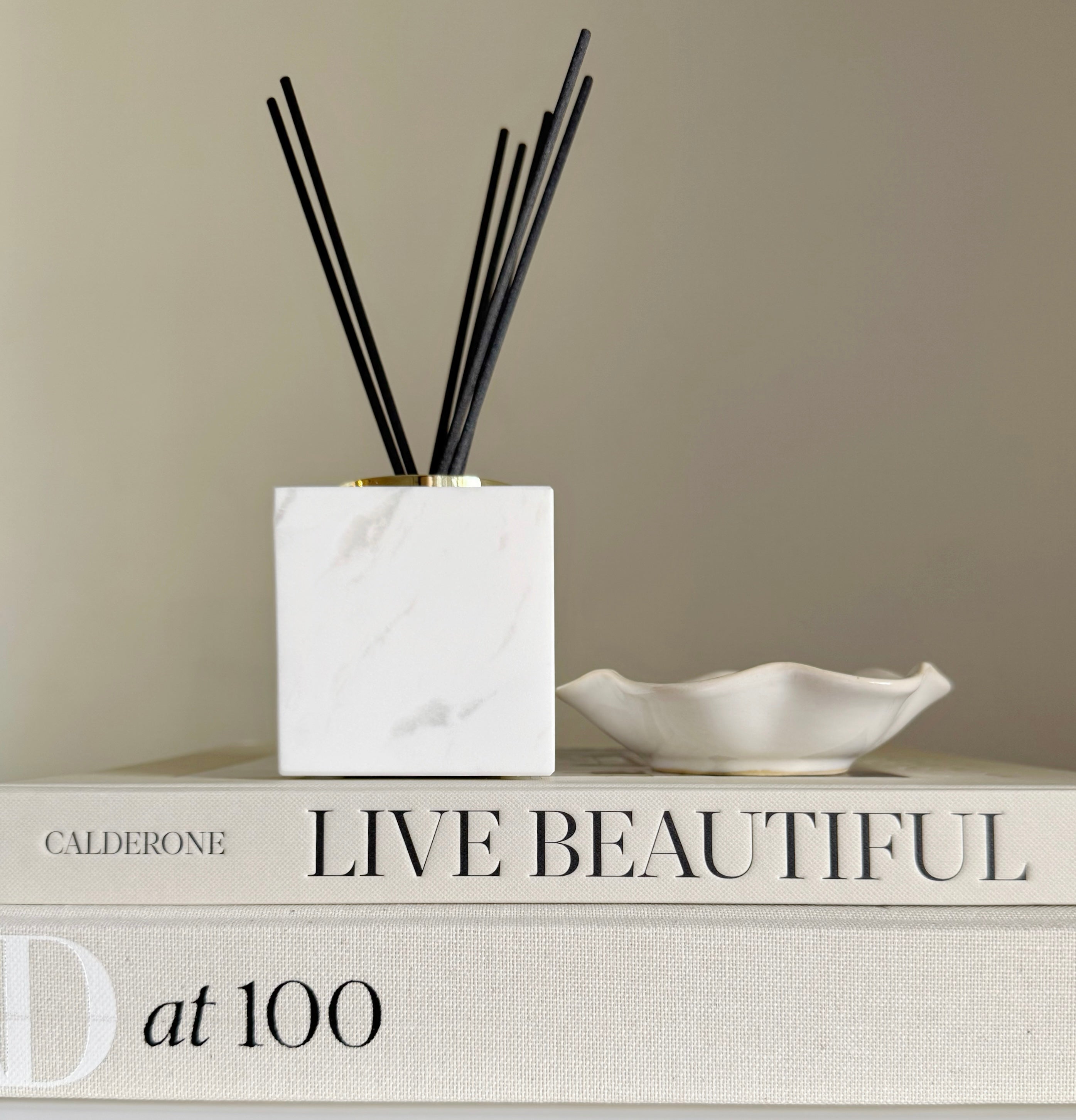 Isla Marble Reed Diffuser – Gloss + Hone