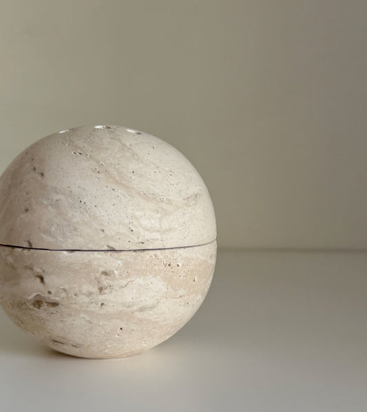 Joie Travertine Incense Burner