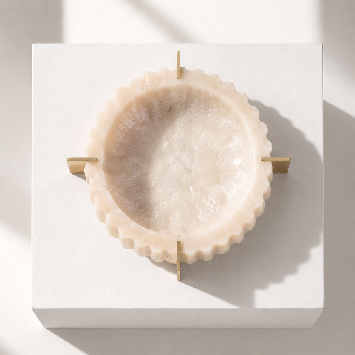 Opaline Iridescent Jewelry Dish